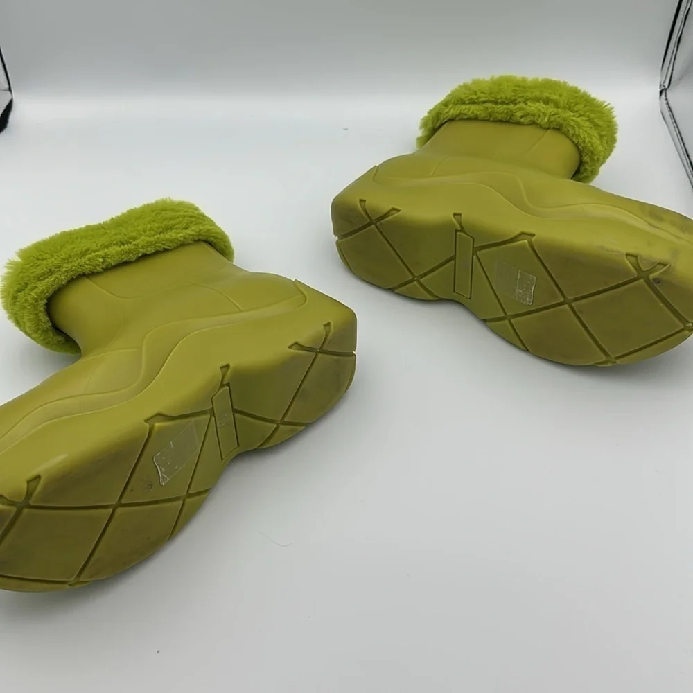 NOIZE Etta vegan rain boots Lime Green EU38